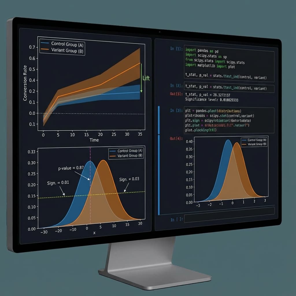 A/B Testing Analytics in Google Colab