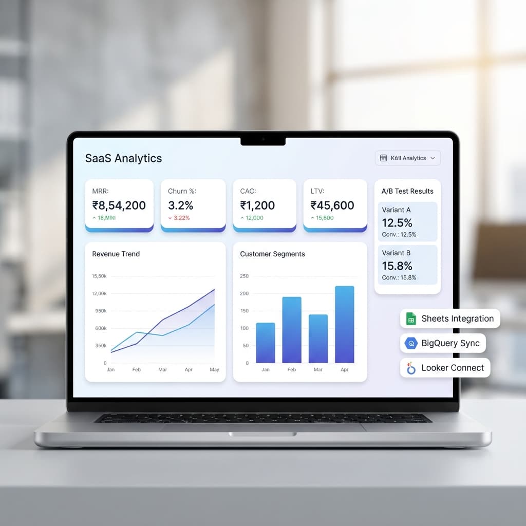 KPI Dashboard with BigQuery & Looker Studio